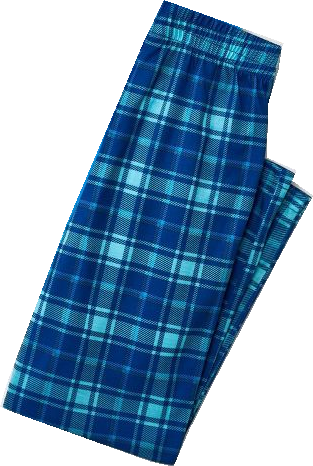 WW | "Dear Santa, Define Good" Slogan Printed Blue Plaid Family Matching Pajamas