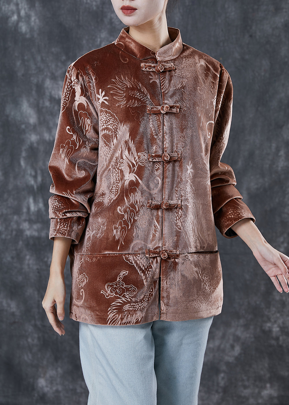 WW | Retro Cordura Coats with Dragon Embroidery