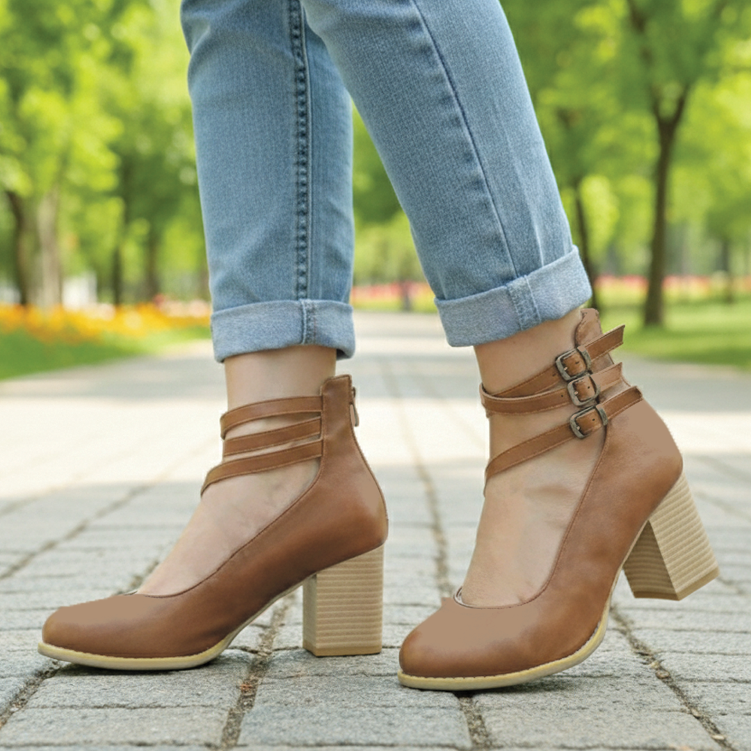 WW | Block Heel Ankle Boots