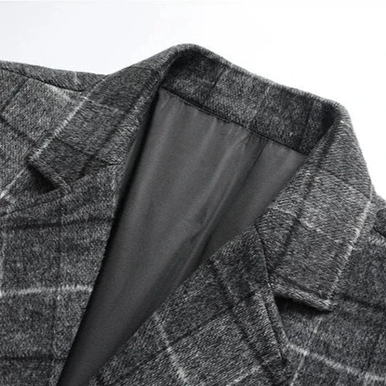 WW | Wool Plaid Overcoat