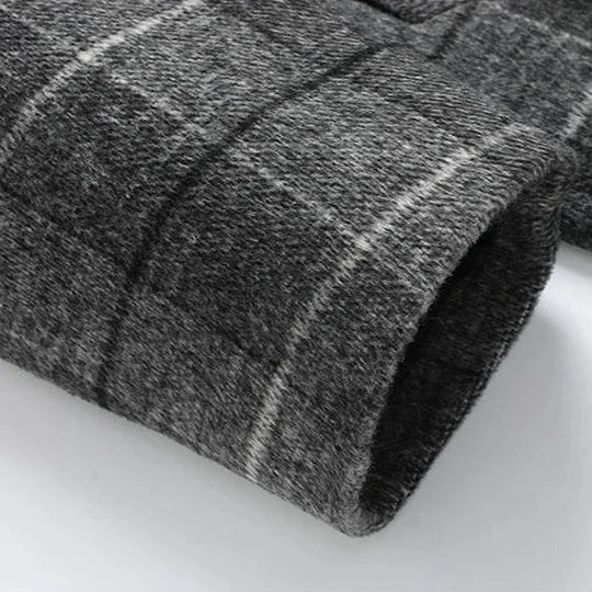 WW | Wool Plaid Overcoat