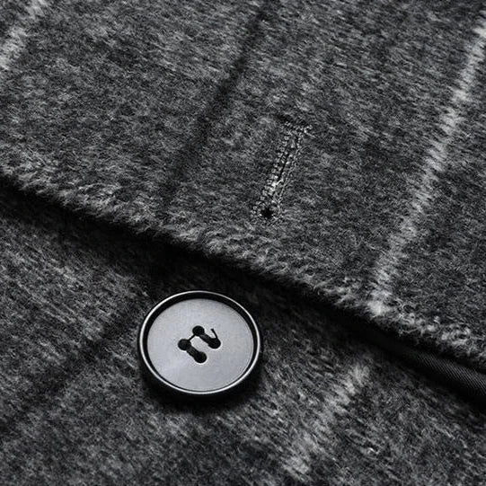 WW | Wool Plaid Overcoat