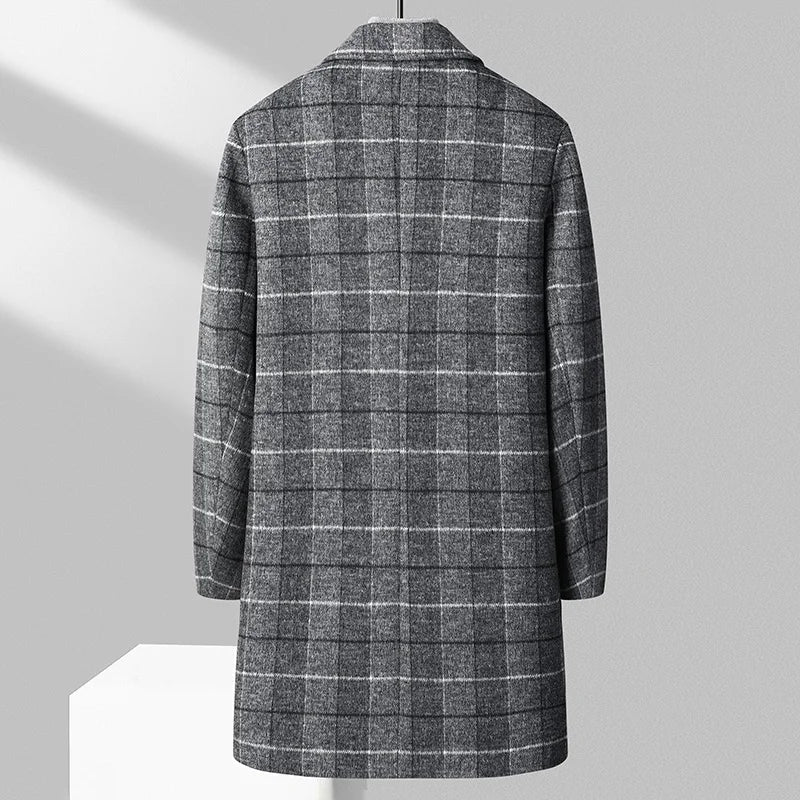 WW | Wool Plaid Overcoat