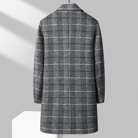 WW | Wool Plaid Overcoat