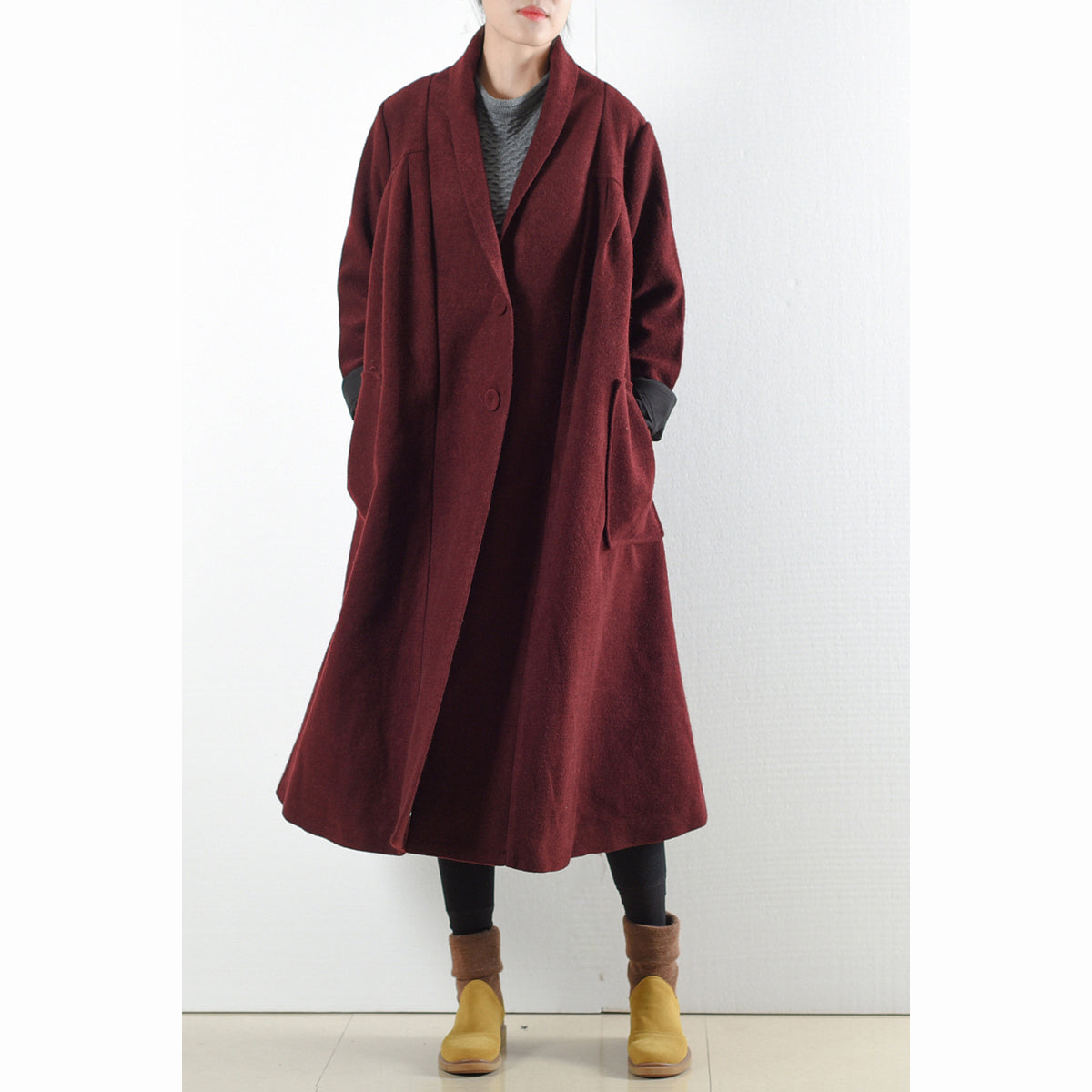 WW | Wollmäntel 2025 Winter-Trenchcoats Übergrößen Cardigans