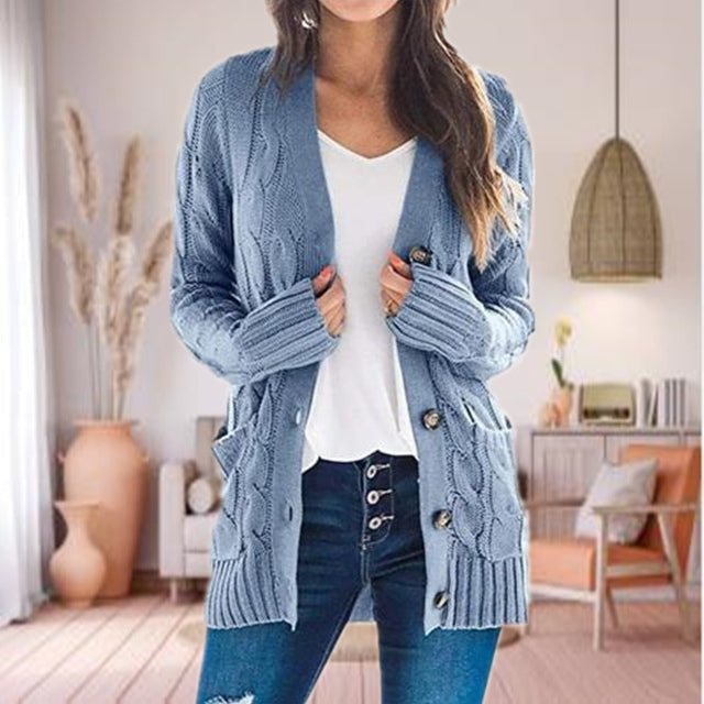 WW | Zeitlose Strickstrickjacke für Damen