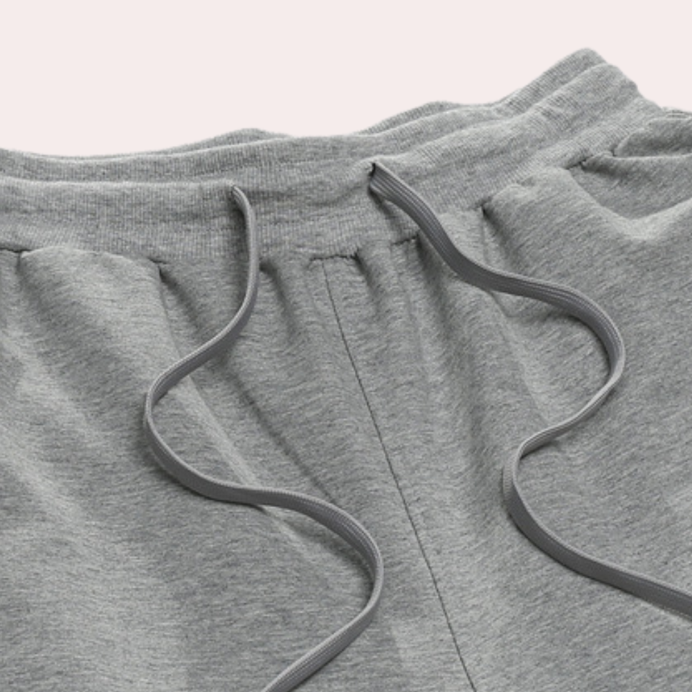 WW | Drawstring Joggers - Comfortable Leisure Trousers with Straight Leg and Elastic Waistband for Everyday & Sports