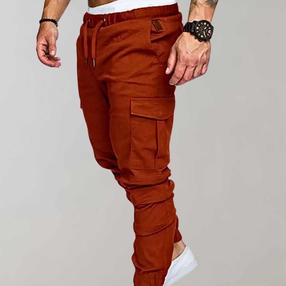 WW | Cargo Jogger with Pockets & Drawstring - Slim Fit Streetwear Pants for Leisure & Training