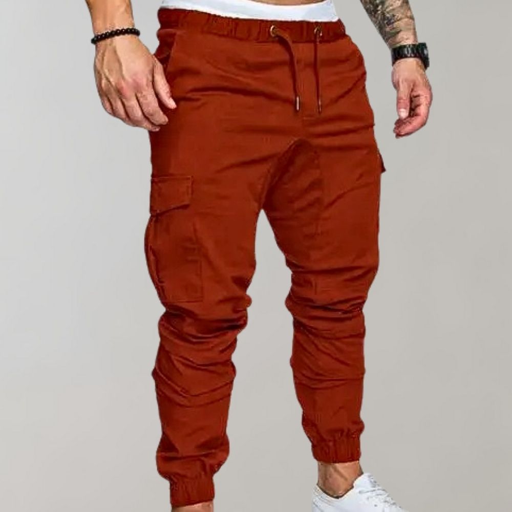 WW | Cargo Jogger with Pockets & Drawstring - Slim Fit Streetwear Pants for Leisure & Training