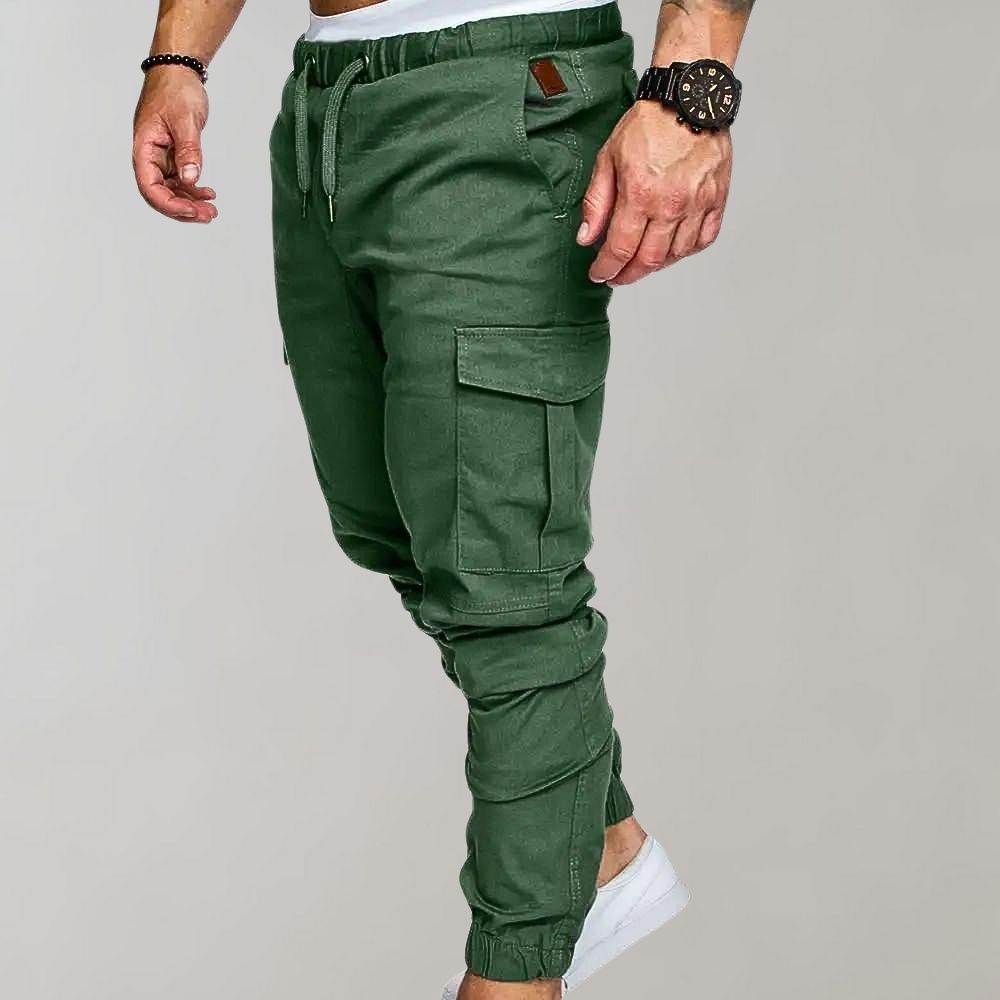 WW | Cargo Jogger with Pockets & Drawstring - Slim Fit Streetwear Pants for Leisure & Training