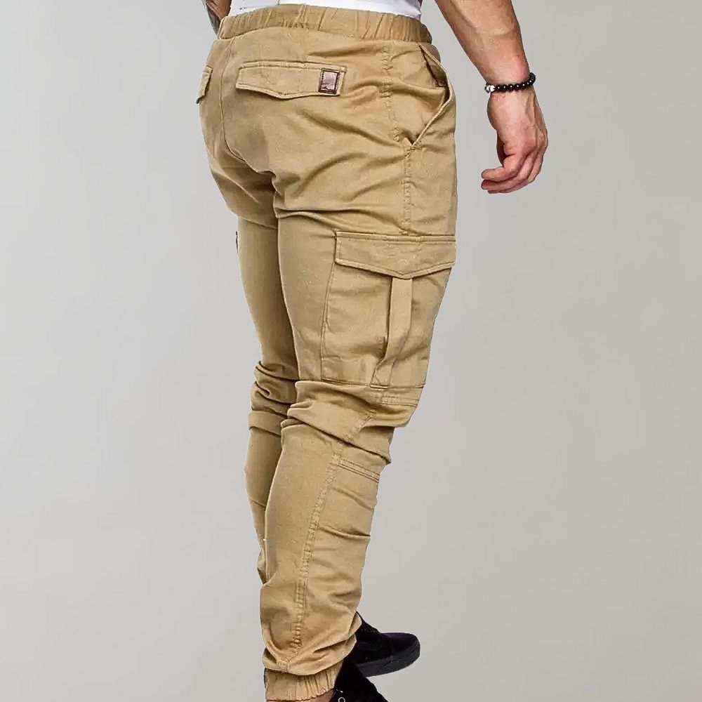 WW | Cargo Jogger with Pockets & Drawstring - Slim Fit Streetwear Pants for Leisure & Training
