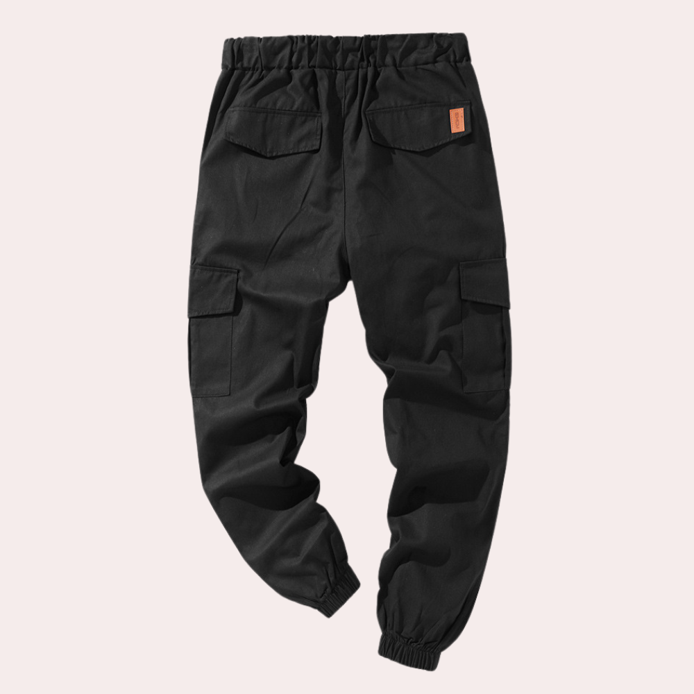 WW | Cargo Jogger with Pockets & Drawstring - Slim Fit Streetwear Pants for Leisure & Training