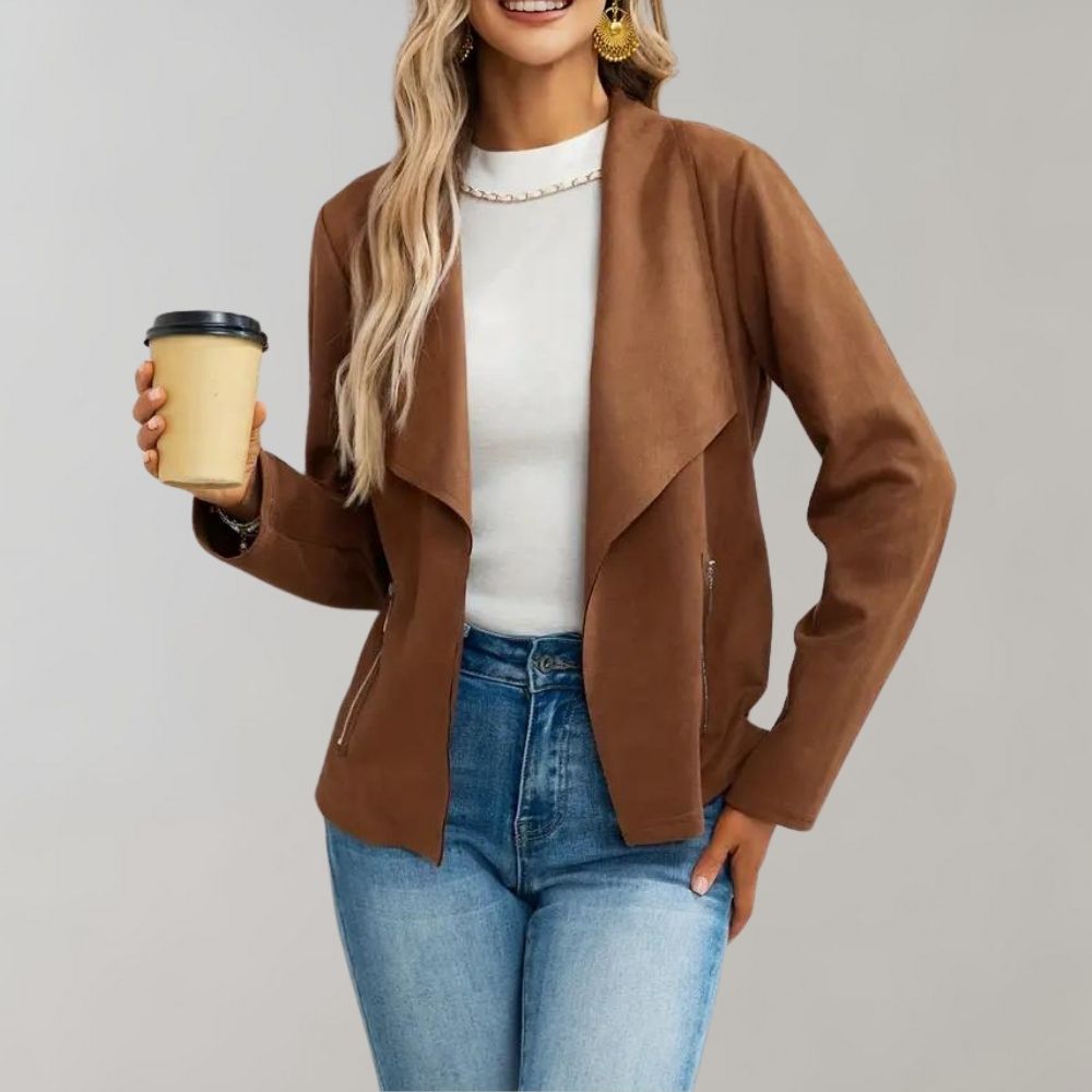 WW | Fashionable Suede Women's Jacket