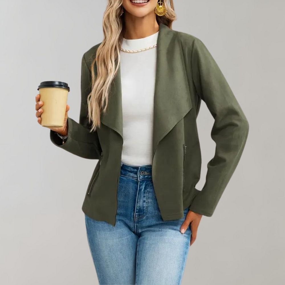 WW | Fashionable Suede Women's Jacket