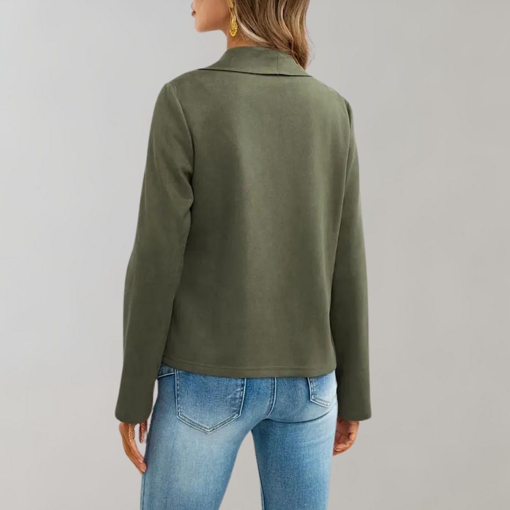 WW | Fashionable Suede Women's Jacket