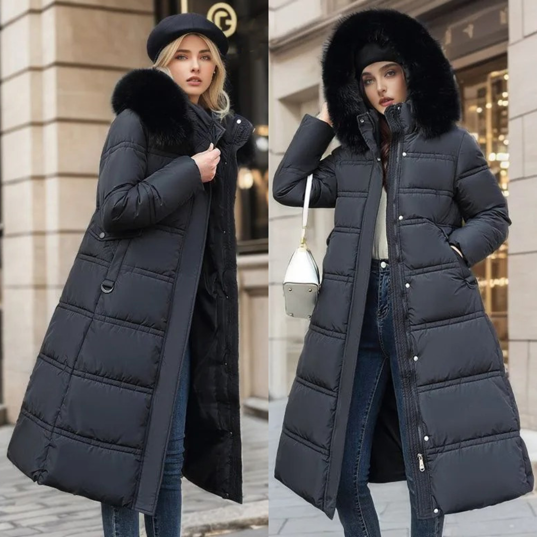 WW | Luxuriöser Kunstpelz-Wintermantel für Damen