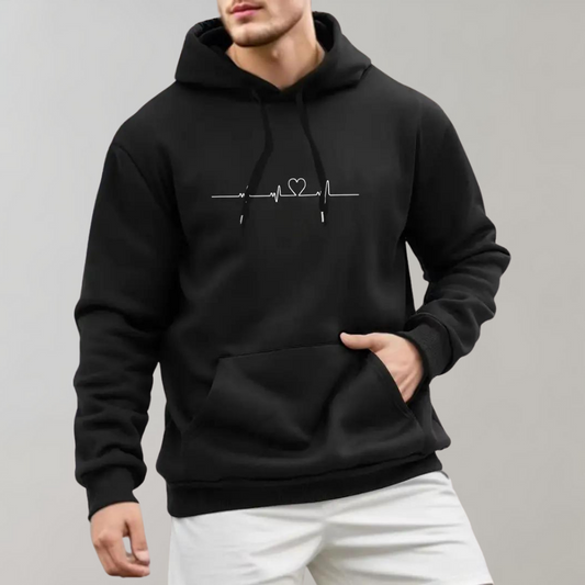 WW | Bequemer Kleiner Herz Kapuzenpullover