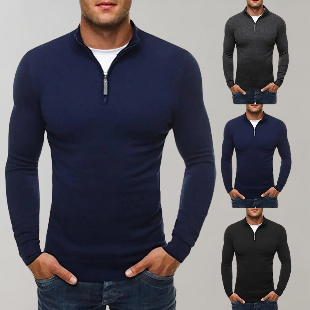 WW | Men's Hoodie With Zipper Detail