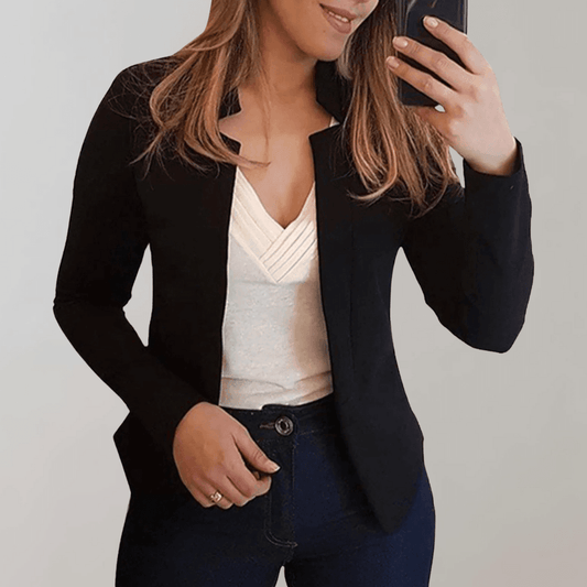 WW | Damenblazer - Elegant - Hochwertiges Material - Geeignet für geschäftliche und legere Anlässe