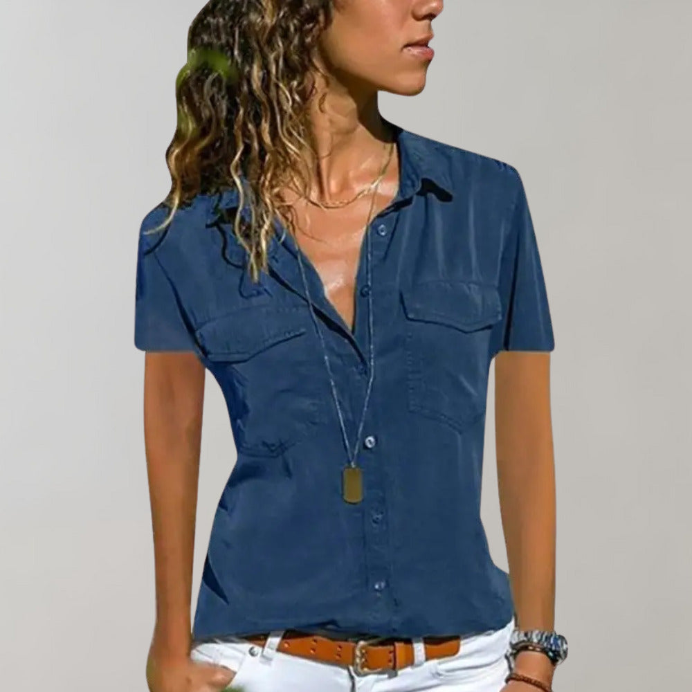 WW | Women's Short-Sleeved Blouse