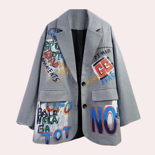 WW | Women's Plus Size Blazers with Text