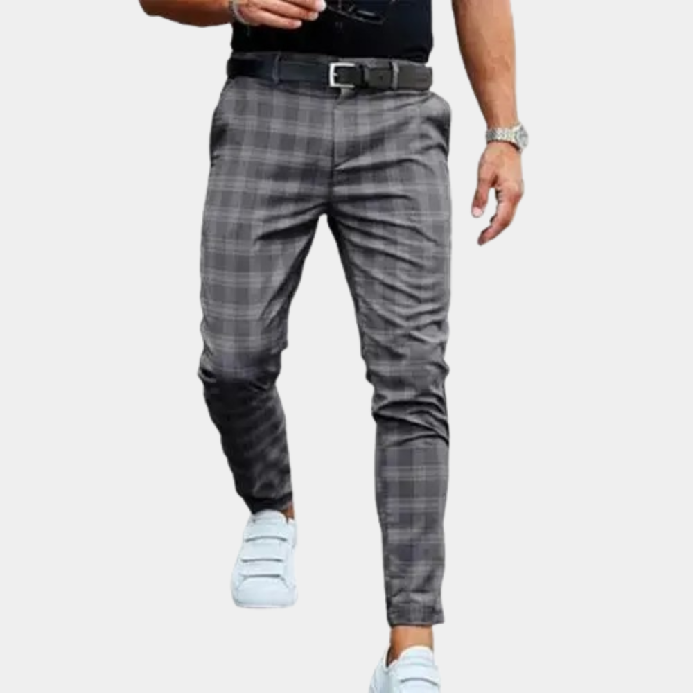 WW | Men's Slim Fit Chino Trousers - Elegant Casual Trousers with Stretch