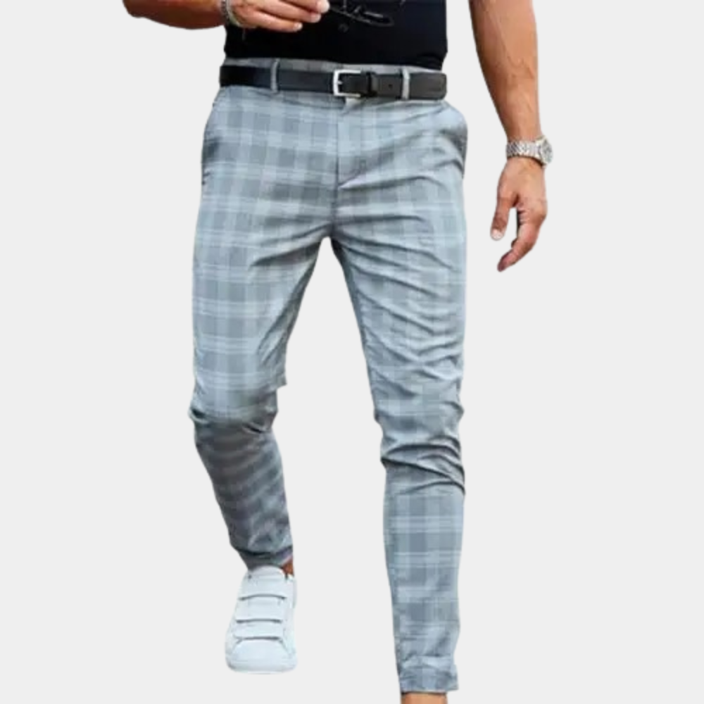 WW | Men's Slim Fit Chino Trousers - Elegant Casual Trousers with Stretch