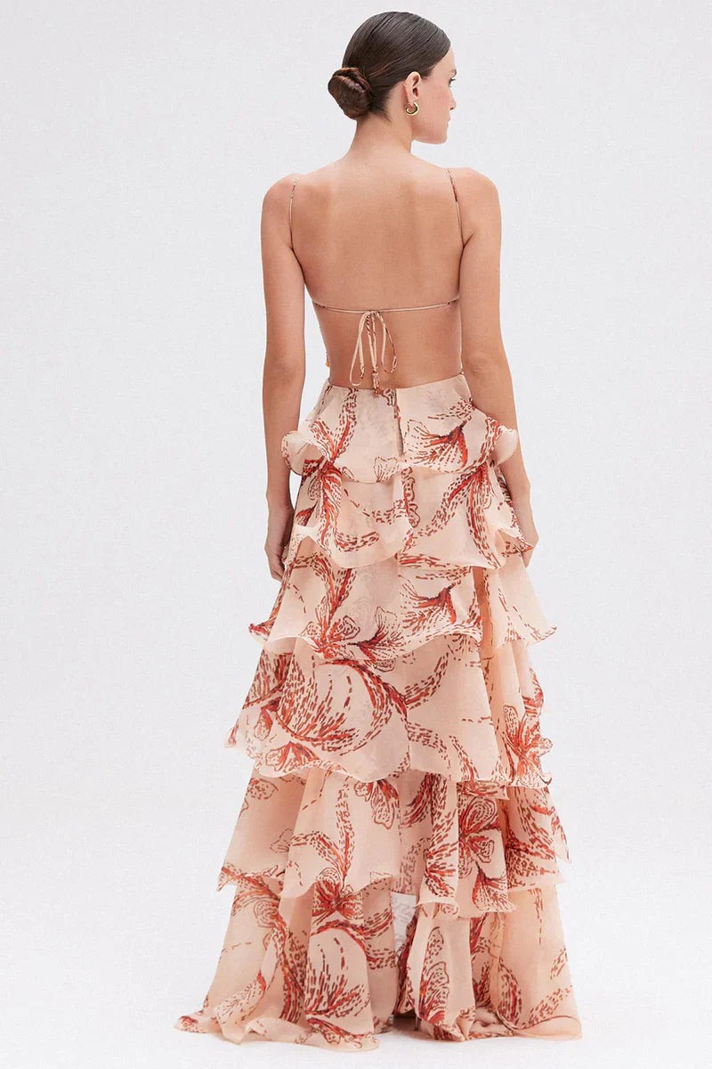 Nahia | Dress with ruffles