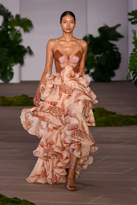 FAYENNE™ | Romantisches Rüschenkleid