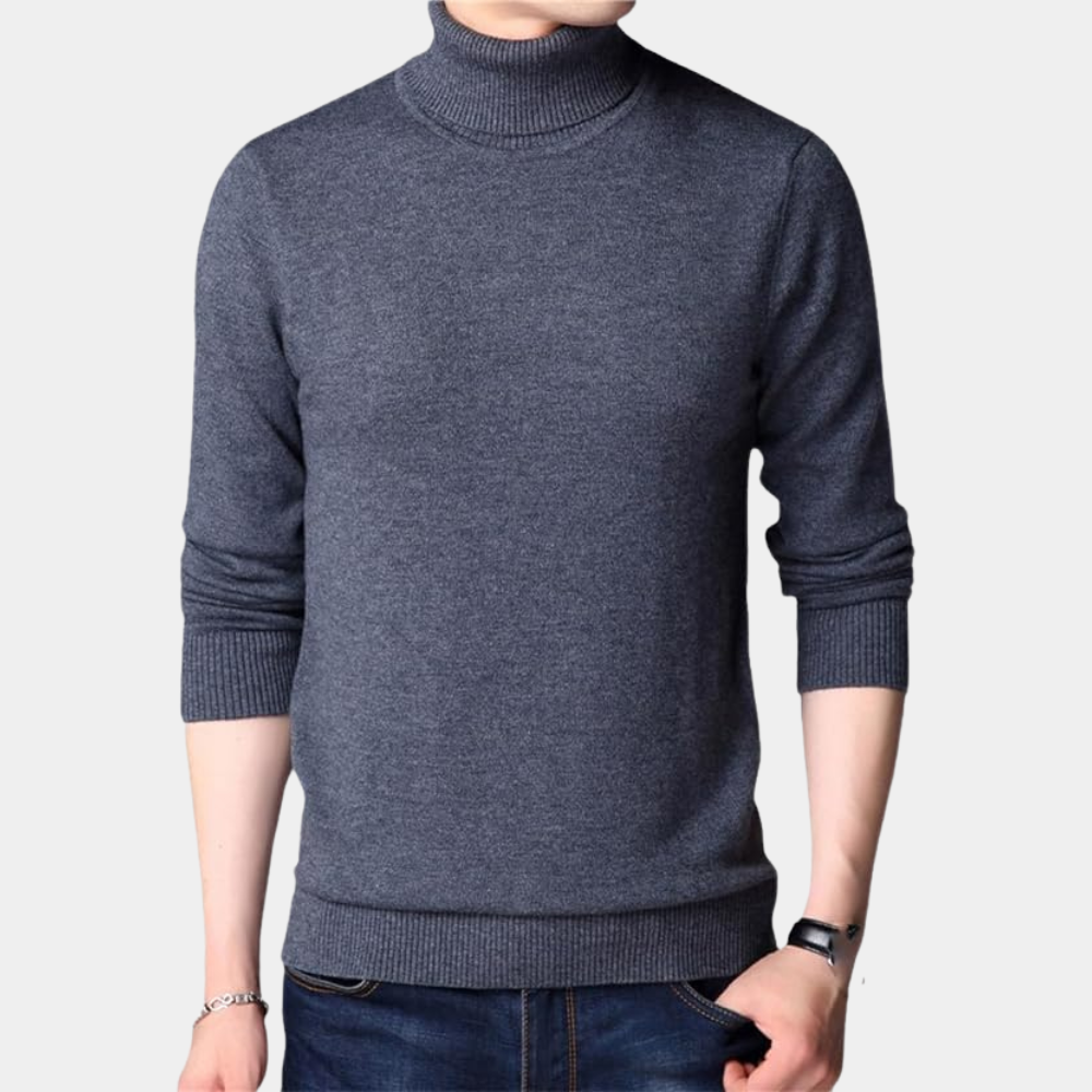 WW | Warme Herrenpullover mit Kragen