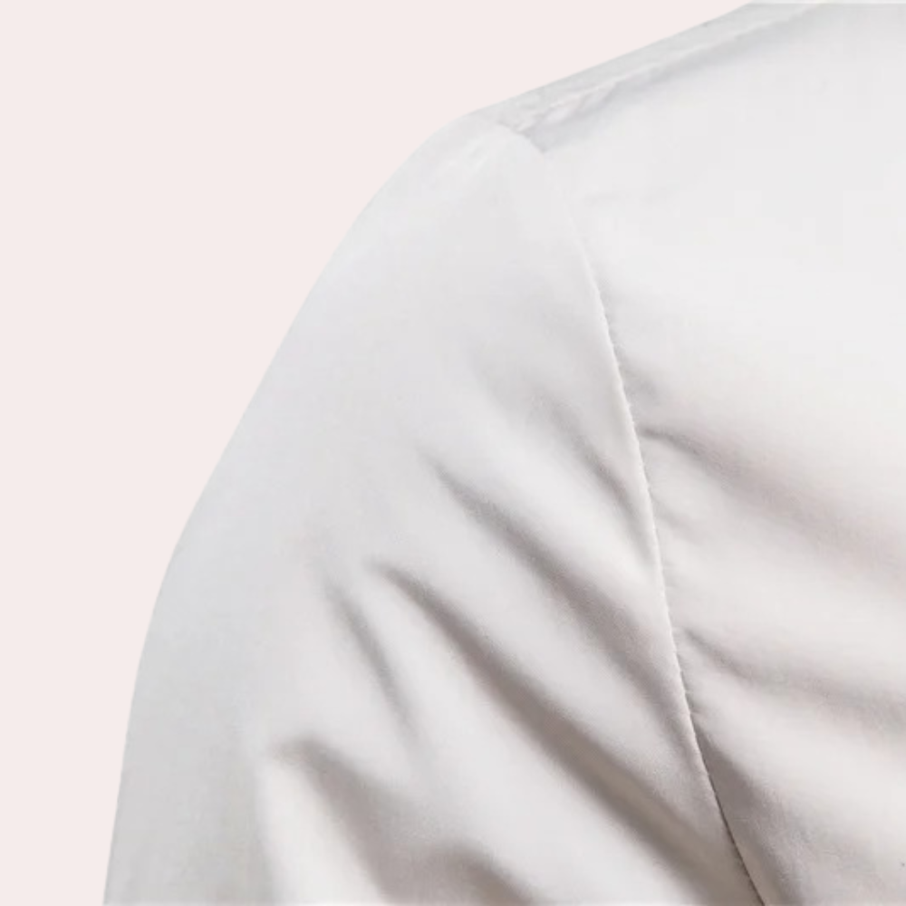 WW | Men's Summer Jacket with Stand-Up Collar and Zipper