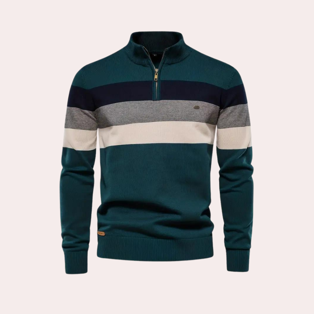 WW | Stylischer Color Block Kapuzenpullover