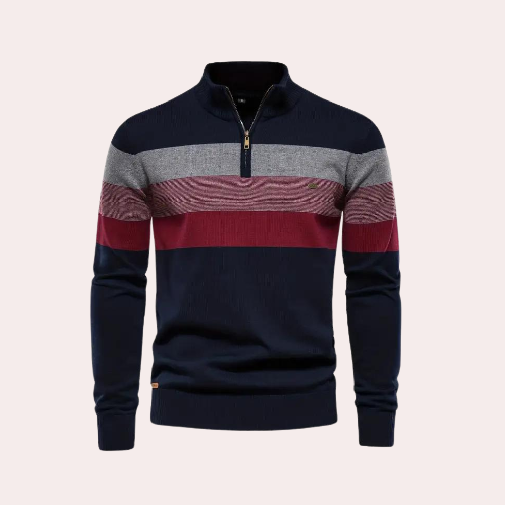 WW | Stylischer Color Block Kapuzenpullover