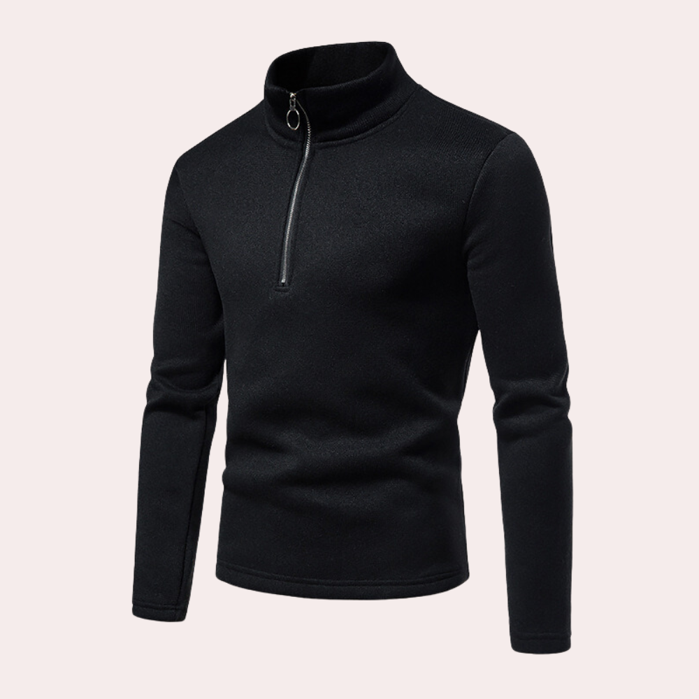 WW | Herrenpullover mit Reißverschluss