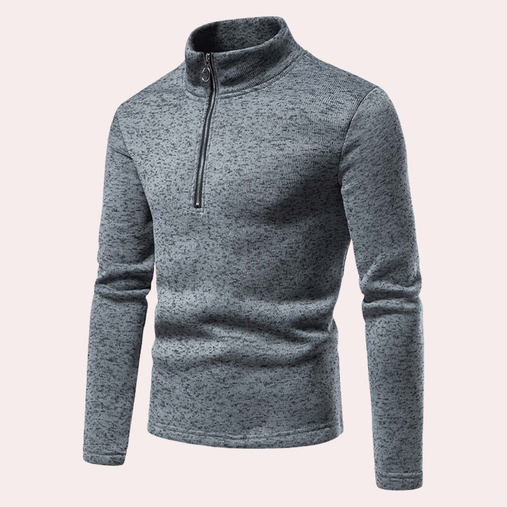 WW | Herrenpullover mit Reißverschluss