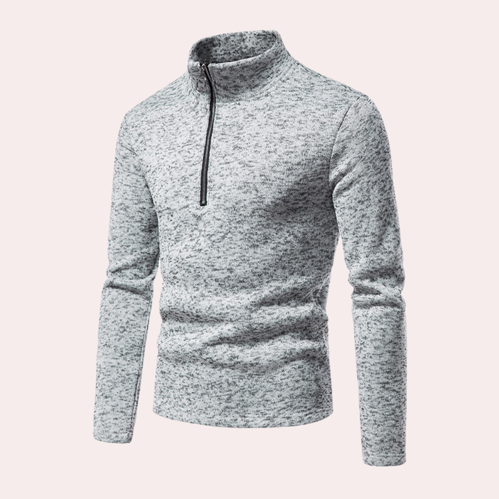 WW | Herrenpullover mit Reißverschluss