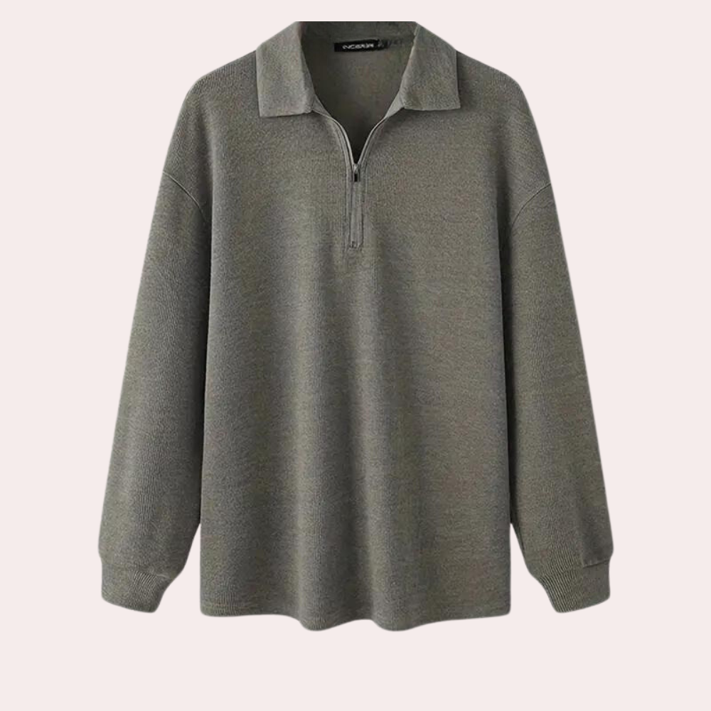 WW | Ribbed Men's Zip-Up Hoodie