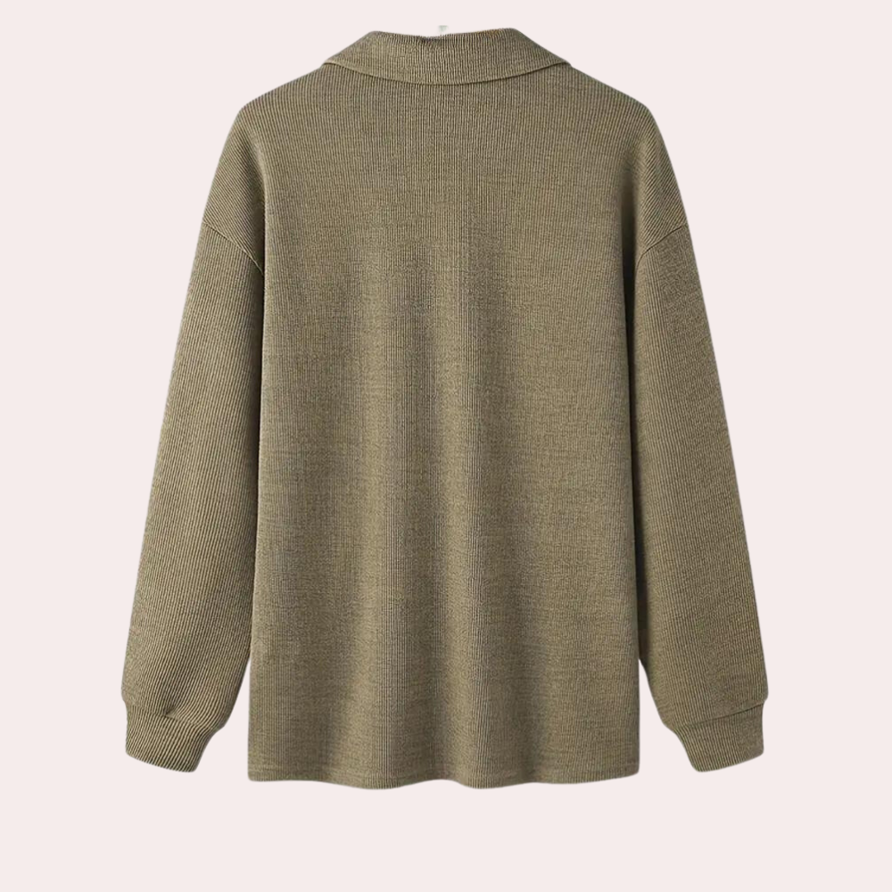 WW | Ribbed Men's Zip-Up Hoodie