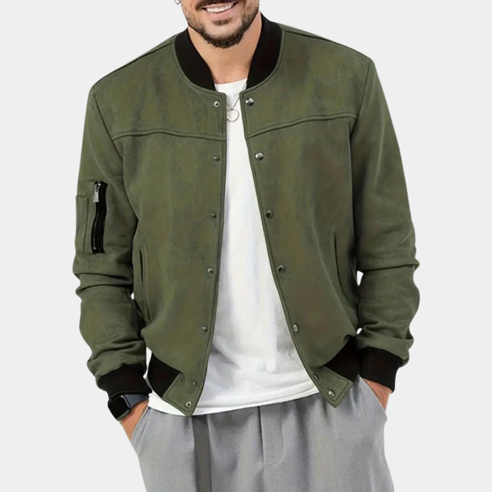 WW | Fashionable Bomber Jacket For Men For Leisure