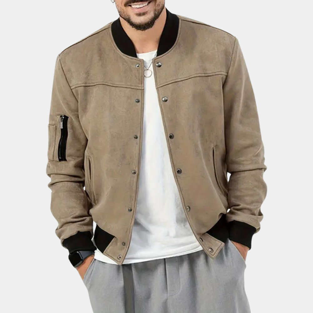 WW | Fashionable Bomber Jacket For Men For Leisure