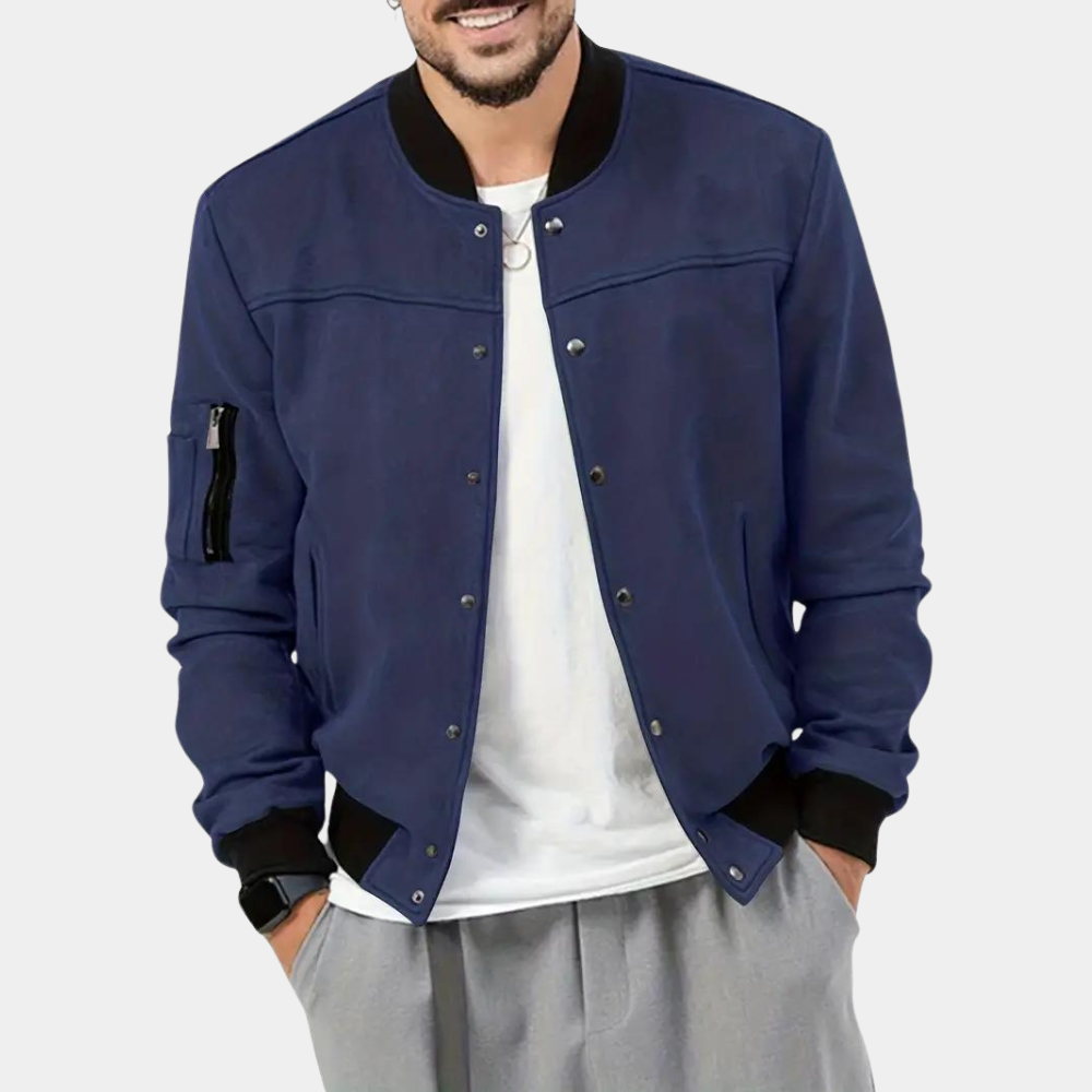 WW | Fashionable Bomber Jacket For Men For Leisure