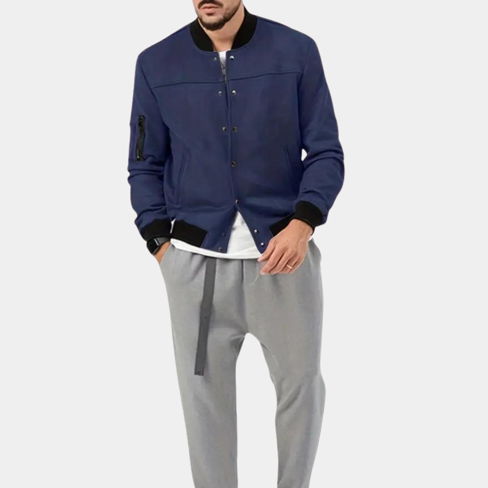 WW | Fashionable Bomber Jacket For Men For Leisure