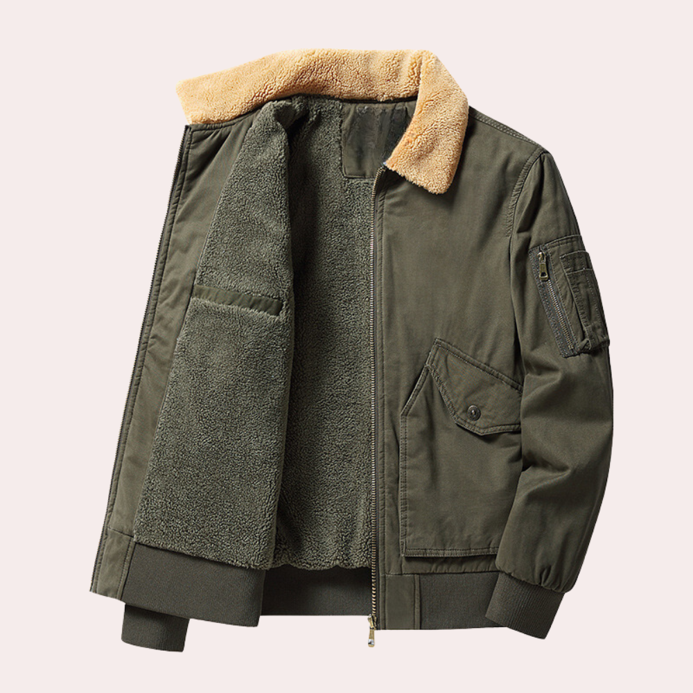 WW | Herren Bomberjacke mit Vielen Taschen