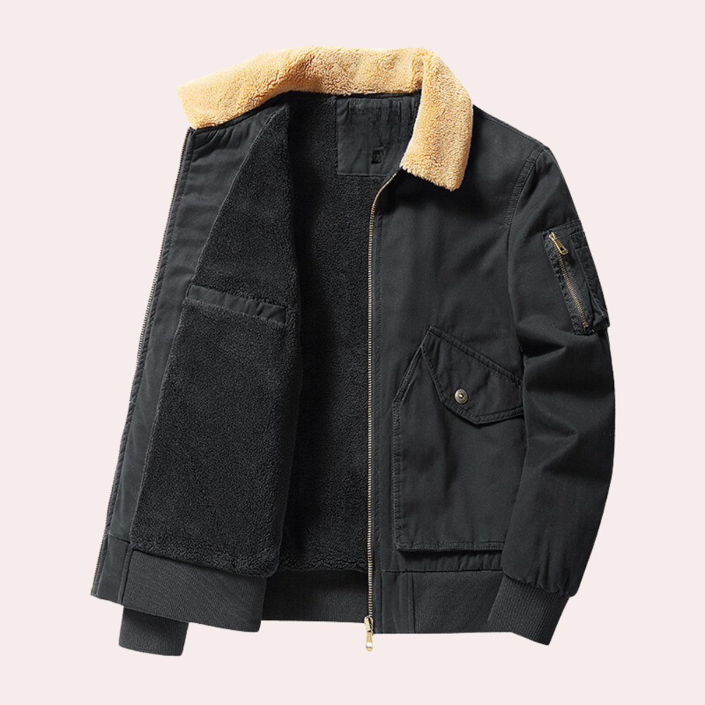 WW | Herren Bomberjacke mit Vielen Taschen