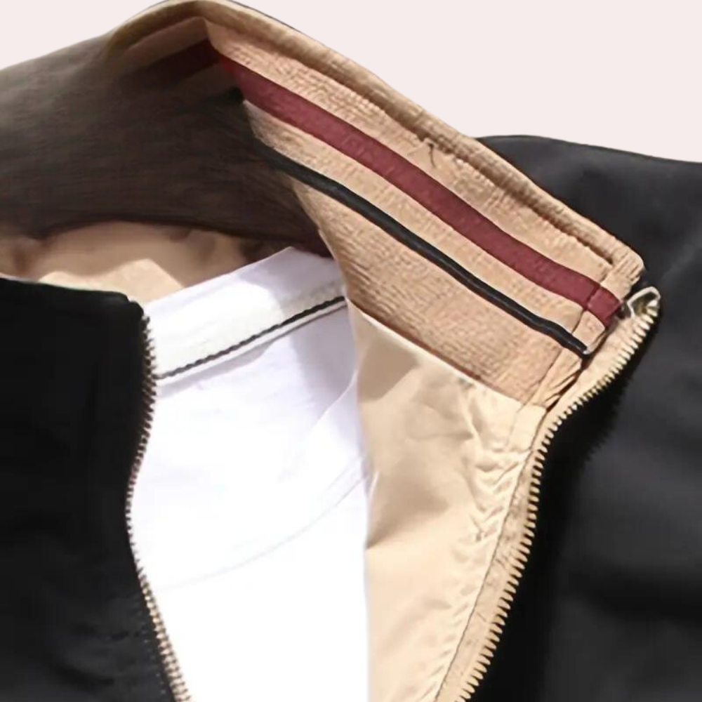 WW | Fashionable Men's Zip-Up Bomber Jacket
