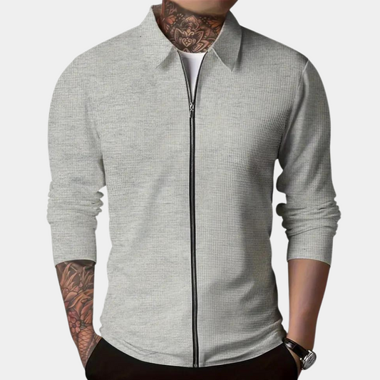 WW | Elegant men's jacket with zipper