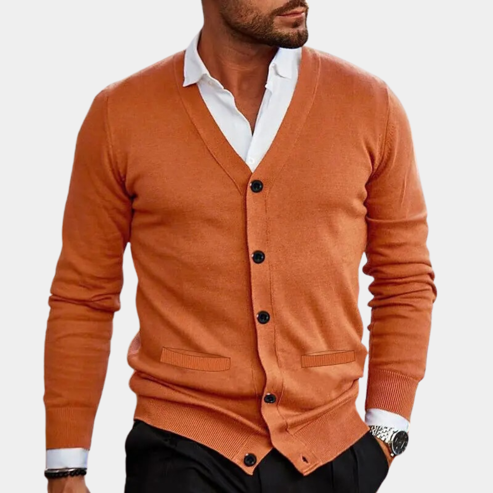 WW | Lässige Strickjacke mit Knöpfen