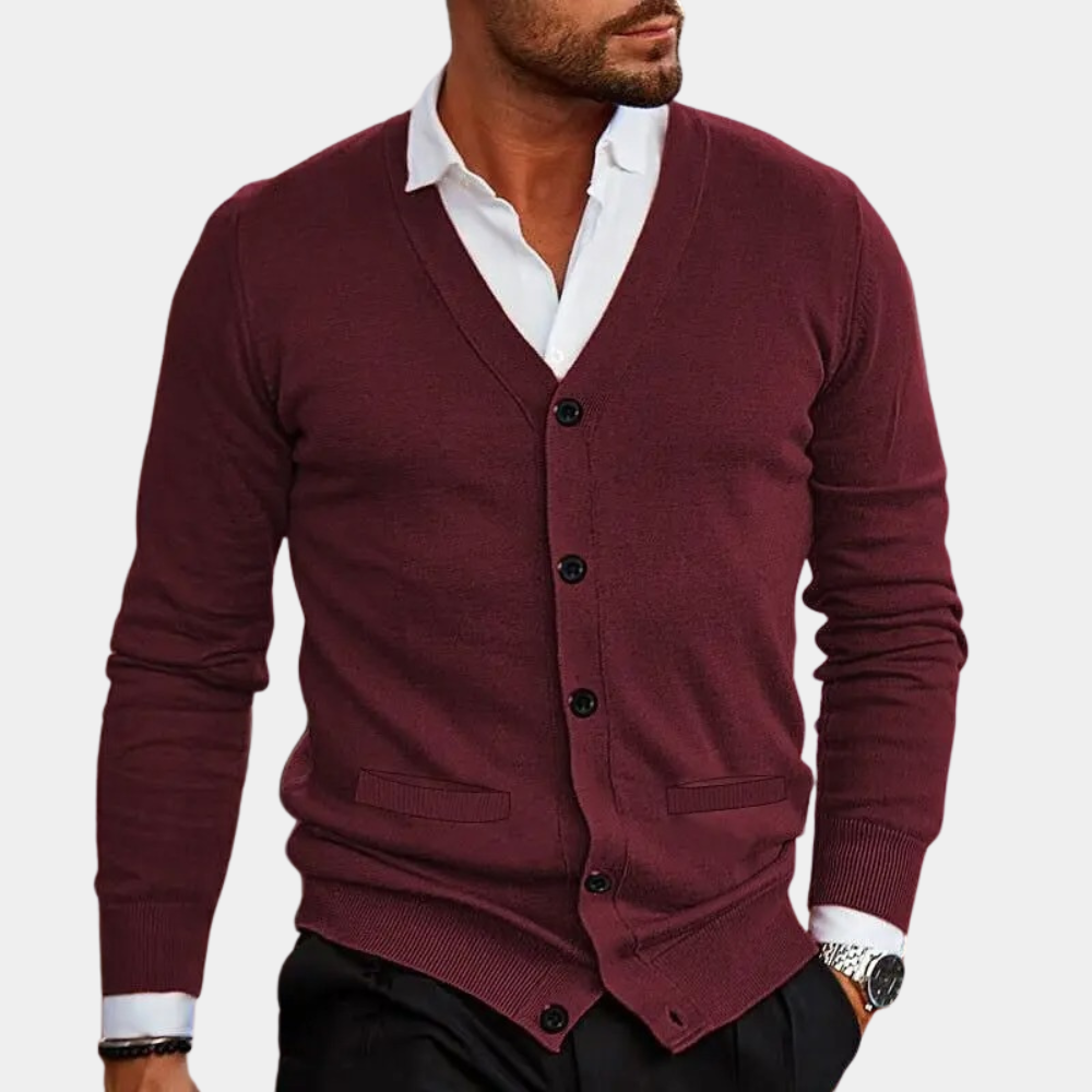 WW | Lässige Strickjacke mit Knöpfen