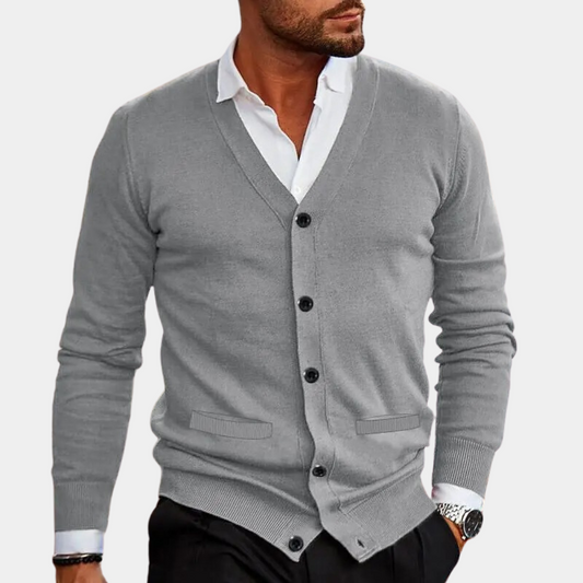 WW | Lässige Strickjacke mit Knöpfen