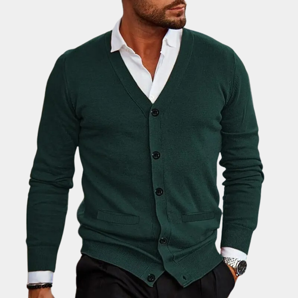 WW | Lässige Strickjacke mit Knöpfen